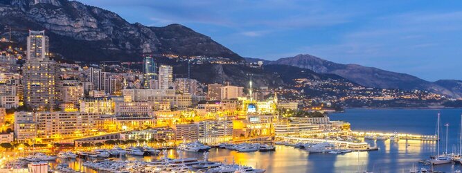 Trip Schweiz Ferienhaus Monaco - Genießen Sie die Fahrt Ihres Lebens am Steuer eines feurigen Lamborghini oder rassigen Ferrari. Starten Sie Ihre Spritztour in Monaco und lassen Sie das Fürstentum unter den vielen bewundernden Blicken der Passanten hinter sich. Cruisen Sie auf den wunderschönen Küstenstraßen der Côte d’Azur und den herrlichen Panoramastraßen über und um Monaco. Erleben Sie die unbeschreibliche Erotik dieses berauschenden Fahrgefühls, spüren Sie die Power & Kraft und das satte Brummen & Vibrieren der Motoren. Erkunden Sie als Pilot oder Co-Pilot in einem dieser legendären Supersportwagen einen Abschnitt der weltberühmten Formel-1-Rennstrecke in Monaco. Nehmen Sie als Erinnerung an diese Challenge ein persönliches Video oder Zertifikat mit nach Hause. Die beliebtesten Orte für Ferien in Monaco, locken mit besten Angebote für Hotels und Ferienunterkünfte mit Werbeaktionen, Rabatten, Sonderangebote für Monaco Urlaub buchen.